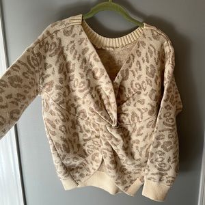 Cheetah sweater
